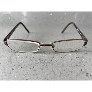 Superflex Eyeglasses Frames ONLY 321 C.1 Bronze Metal Full 47-17-130 Rectangle